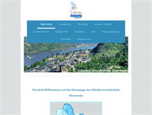 Tablet Screenshot of grundschule-oberwesel.de
